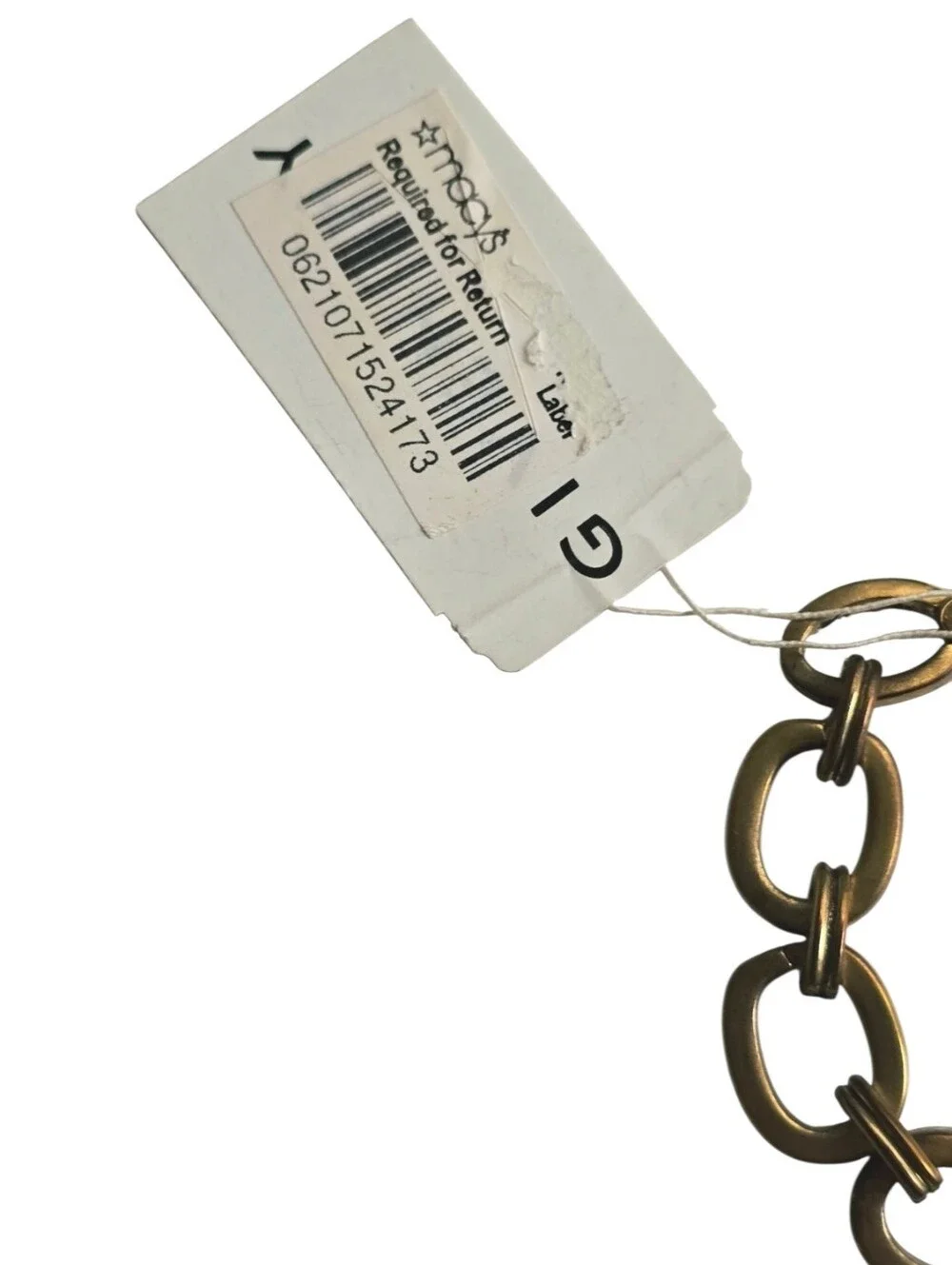 Givenchy Kaleidoscope Gold Tone Crystal Statement Link Bracelet 7.5